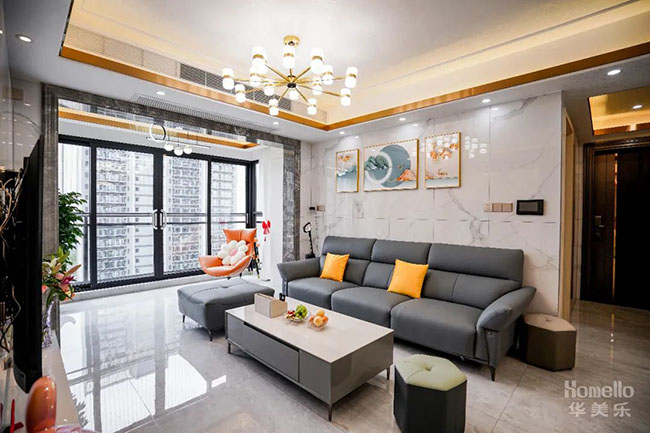 129㎡四居，實用性拉滿的輕奢風(fēng)設(shè)計，讓生活簡單且不失檔次